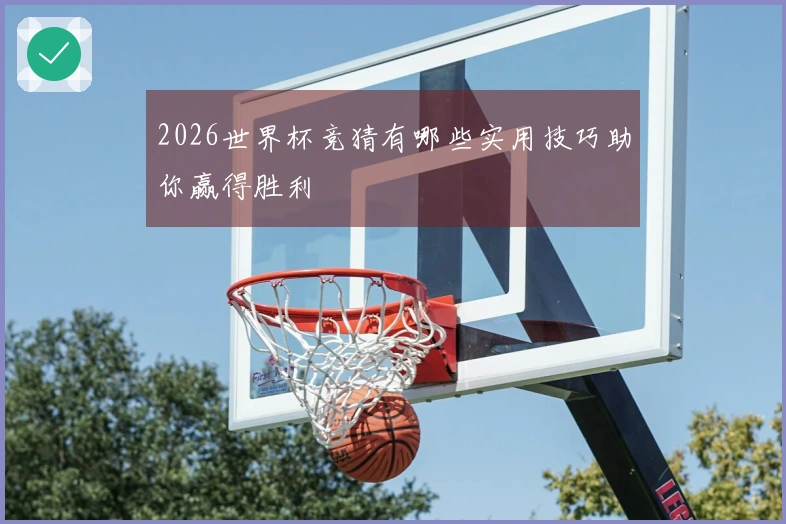 2026世界杯竞猜有哪些实用技巧助你赢得胜利