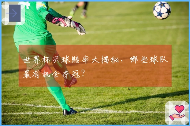 世界杯买球赔率大揭秘，哪些球队最有机会夺冠？